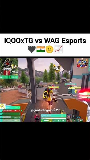IQOOxTG vs WAG Esports 🇮🇳🖤🫡📈#freefire #fozyajay #tgesports #iqootg #mafia #totalgaming #bebooyah