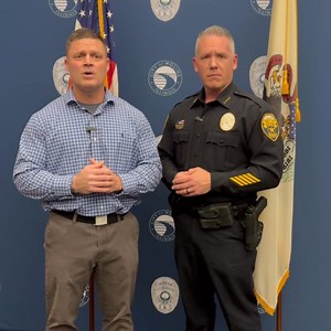 Chief Gault and Crime Stoppers of the Quad Cities Police Coordinator Jon Leach have an important message about how you can help combat the stolen car epidemic in our community ⬇️ | Moline Police Department