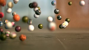 Slow Motion Bouncy Balls Across Floor Stock Footage SBV-300151848 - Storyblocks