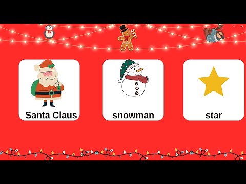 Christmas | Memory Game for kids