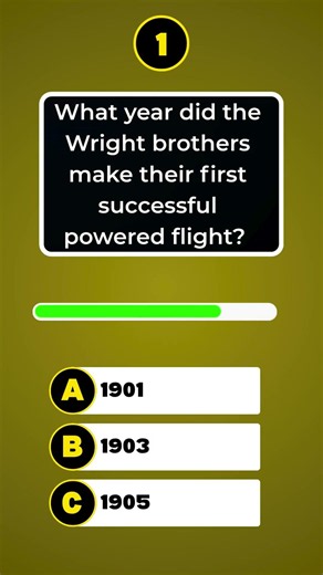 What Was the Year of the Wright Brothers First Powered Flight? ✈️