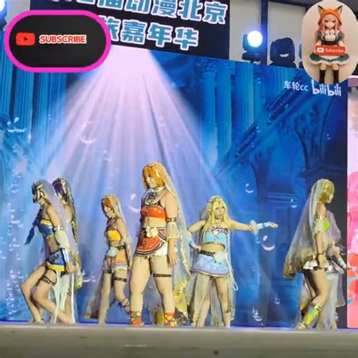 🔥 Anime Dance Party 🎶 #cosplay #anime #dance #jpop #コスプレ #角色扮演