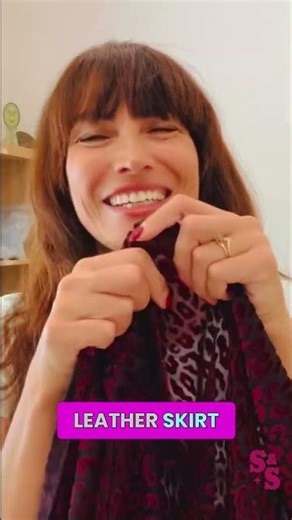 Leotard & Leather Skirt: Easy Outfit Idea You Need to Try! #shorts