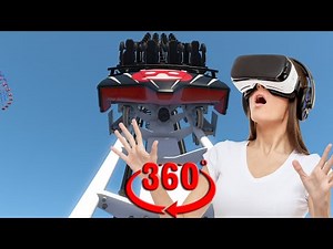VR 360 Theme Park - 2 Camera Angles Roller Coaster for Virtual Reality - 2 Theme Park Rides in one