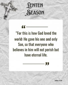 Entering the 6th week of Lenten, continue to seek Him! #LentenSeason2026 #yearofprovision2026