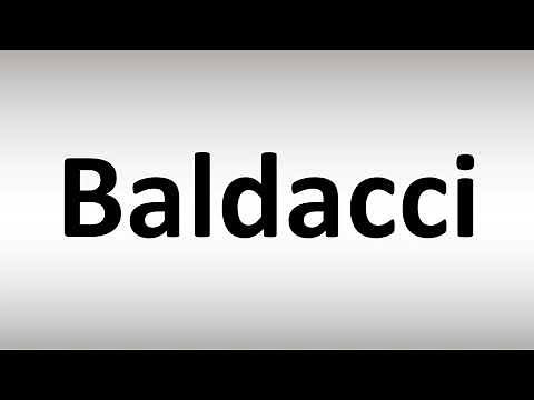 How to Pronounce Baldacci