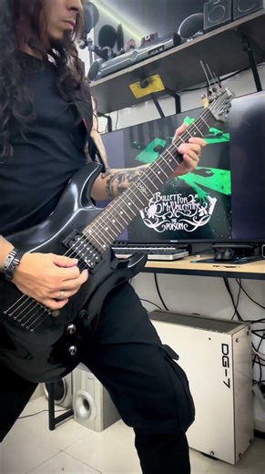 Bullet For my Valentine - the Poison (fragmento guita cover) #guitarraeletrica #metal #guitarcover