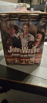 GoodTimes Home Video John Wayne American Hero VHS Western Collector's 5-Tape Set | eBay
