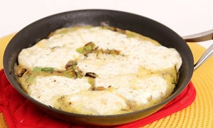 Leek and Ricotta Frittata Recipe