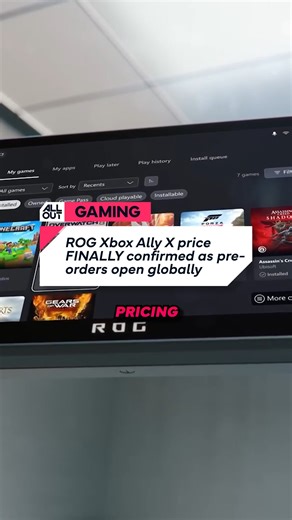 The Asus ROG Xbox Ally X pricing has been confirmed, with pre-orders open now! | Mirror Gaming