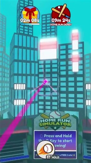 [NEW] Hit my first homerun in Home Run Simulator | Roblox