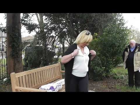 Steve Priest ("The Sweet" ) memorial bench unveiling ceremony 23.02.2022 Part 3/3