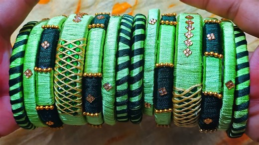How to Make Beautiful Silk Thread Bangles at Home – A Perfect Mother’s Day Gift! 🎁💖