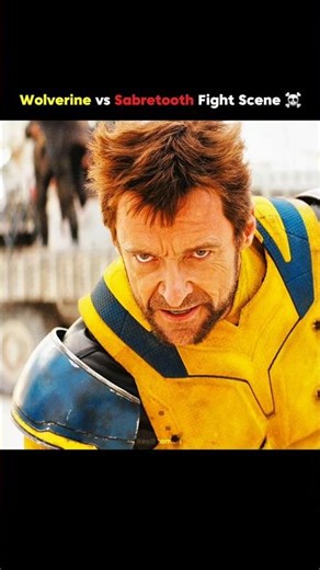 Wolverine vs Sabretooth Fight Scene ☠️ #shortsfeed #shorts #viral #trending
