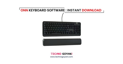 Onn Keyboard Software Download & Installation - Techno Goyani