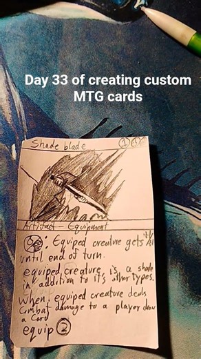 Day 33 of creating custom MTG cards