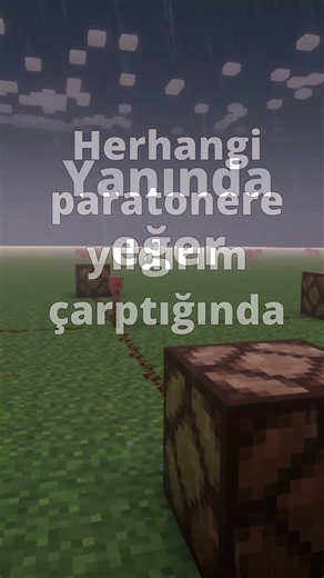 Minecraft Paratonerleri İNANILMAZ GERÇEKÇİ! #minecraft #shorst #minecraftshorts