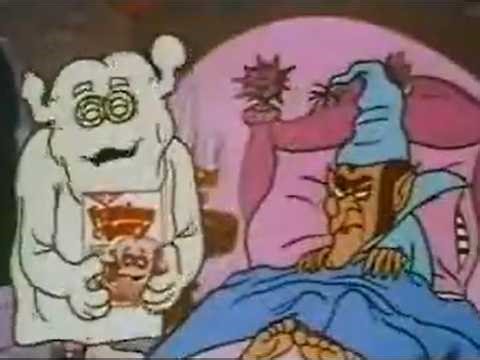 1971 Count Chocula and Franken Berry Ghost Advert