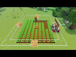 Automatic Food Farm for Minecraft 1.19 - 1.20 | Bedrock and Java [TUTORIAL]