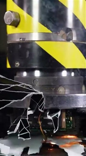 Hydraulic Press vs Computer Monitor: Satisfying Destruction!