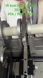 Non-contact fusion butt fusion welding machine for 20-75mm PPH/PVDF pipe and 6-52mm PFA pipe