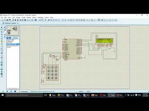 15 Examples of Interfacing Keypad to AVR Microcontrollers using CodeVision and Proteus