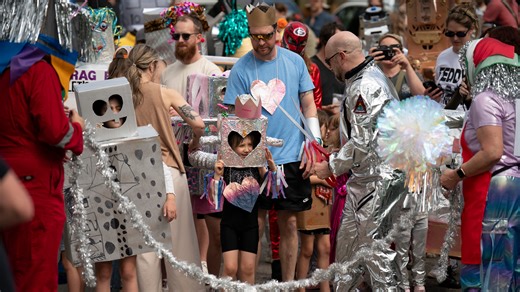 How a joke became East Nashville’s beloved annual robot parade