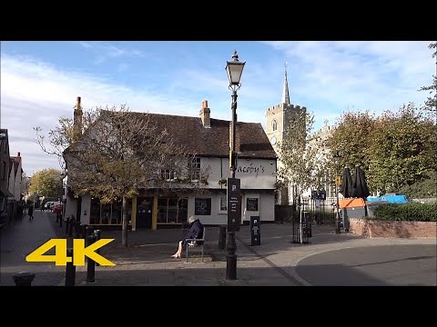 Ware Walk: Town Centre【4K】