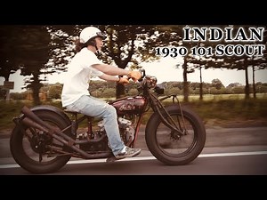 【Indian scout】ビンテージ好きインディアン101 スカウトオーナー！純正設計ハーレーと真逆操作