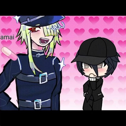 a little silly!!🔍🐛// #oc #art #danganronpa #ocxcanon