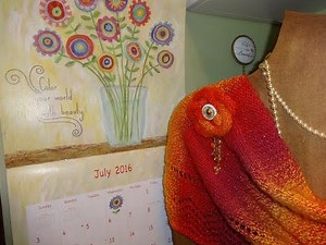 J's Knit - Sunrise Shawl for a New Day, EP. #48.