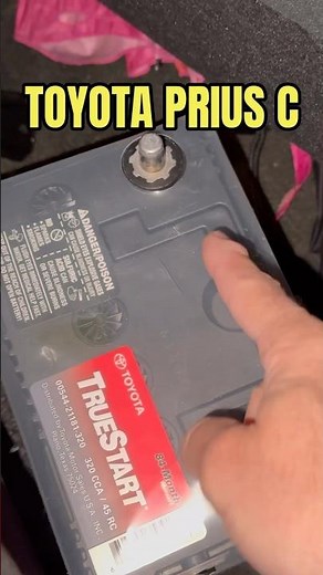REPLACING PRIUS C 12v BATTERY