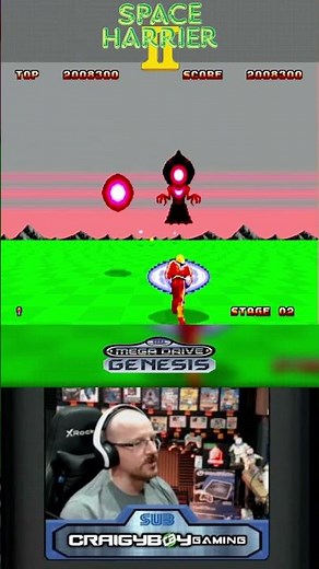 Space Harrier II: Blast through the Galaxy! #sega #retrogamingfun #videogames #arcade #spaceharrier