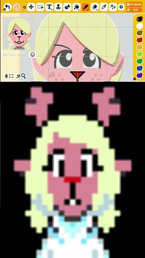 How to make Noelle (Dark World) from Deltarune #noelle #deltarune