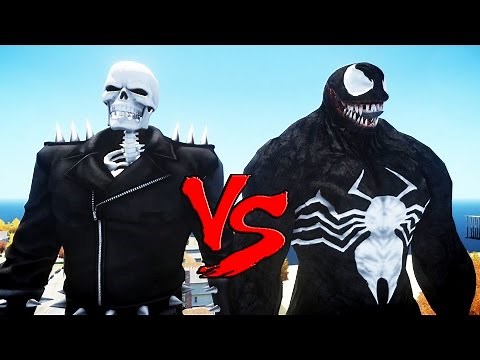 GHOST RIDER VS VENOM (Spiderman) - EPIC BATTLE
