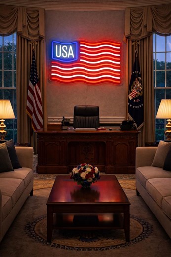 USA Neon Sign – American Flag LED Neon Wall Sign, Patriotic Neon Light, Office Man Cave Neon Decor, Handmade Neon Sign - Etsy