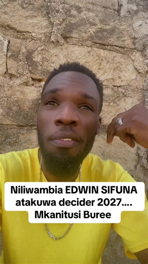 Niliwambia EDWIN SIFUNA atakuwa decider….Mkanitusi Buree ….. #viralvideor#viraltiktokd#videok#tiktokindiak#tiktok