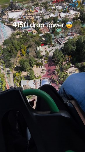 415ft Drop Tower at Six Flags Magic Mountain