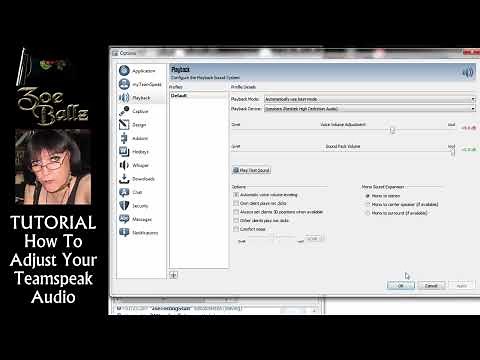 Teamspeak 3 Tutorial - How to Adjust Your Audio Settings