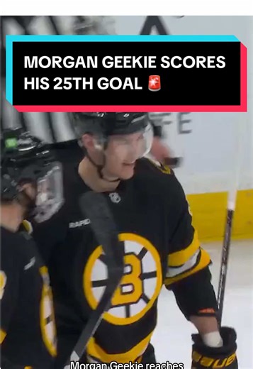half way to 50 already 😅 #NHL #MorganGeekie #sports #BostonBruins #hockey