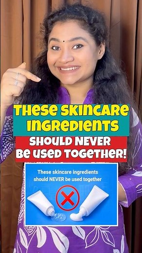 These Skincare Ingredients Should NEVER Be Mixed 😳 | Avoid Skincare Mistakes #skincare #mistakes