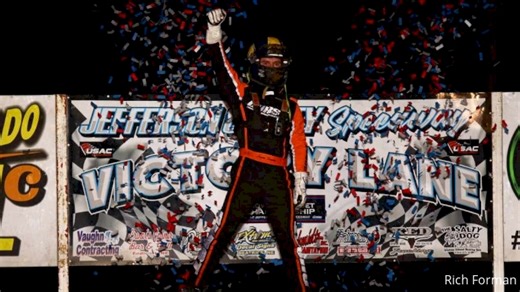 Logan Seavey Claims Elusive Jefferson County Speedway Win With USAC Midgets - FloRacing