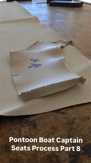 Corina & Jesse on Instagram: "Pontoon Boat Captain Seats Process Part 8"