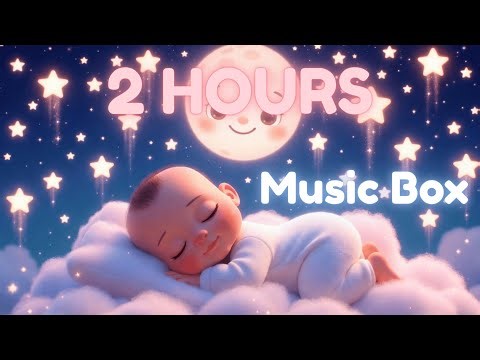 Music Box Baby Sleep | Sleeping Baby on Dreamy Clouds | 2 Hours | NeuroKids
