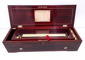 Antique 8 Air Music Box by Nicole Freres, c. 1862