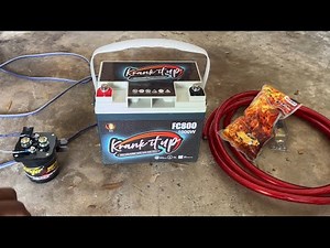 Installing secondary AGM battery with Isolator