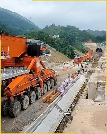 446K views · 3.1K reactions | Heavy Concrete Girder Placement Process. #BridgeConstruction #HeavyMachinery | Fun club | Facebook