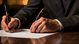 Signing a Contract: The Symbol of a Successful Business Deal. Concept Business Deals, Contract Signing, Successful Negotiations, Legal Agreements, Formal Documentation