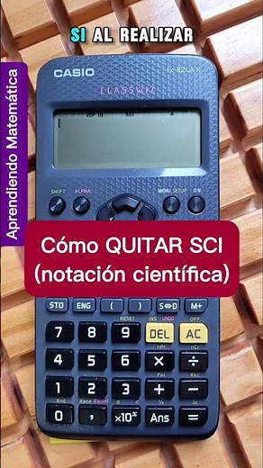 Remove SCI | SCIENTIFIC NOTATION
