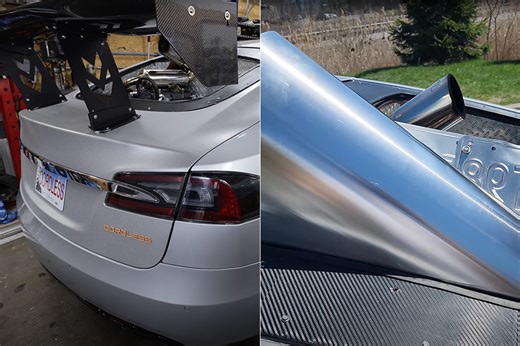 World's First and Only Turbo Diesel Tesla Model S Hybrid Gets Over 1,000-Miles on a Single Charge